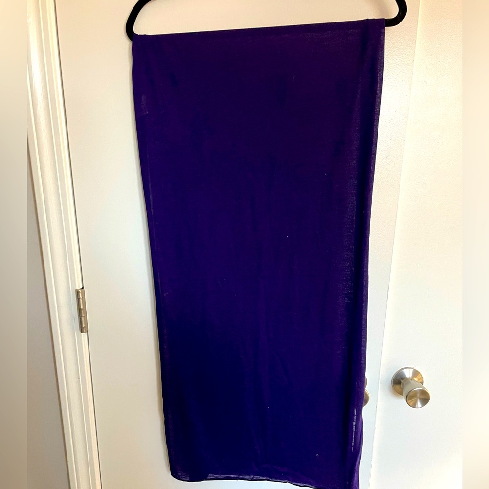 Purple scarf